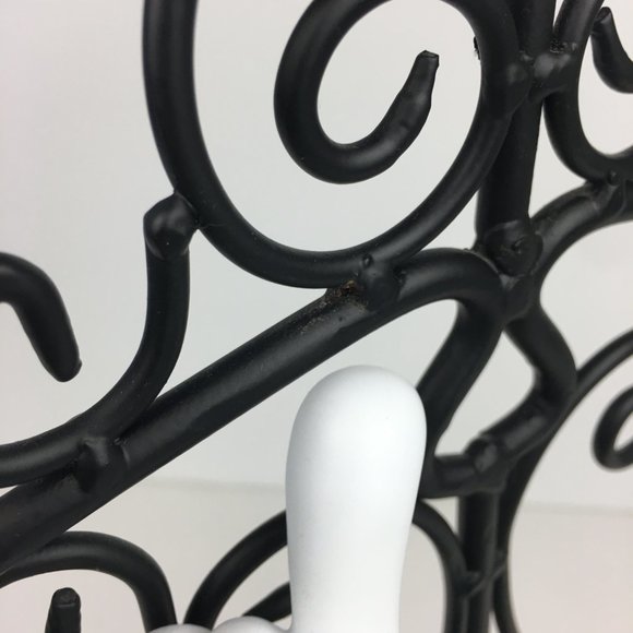 Candelabra Black Metal Wrought Iron Swirls From Target Holds 3 Taper Candles - Picture 9 of 11